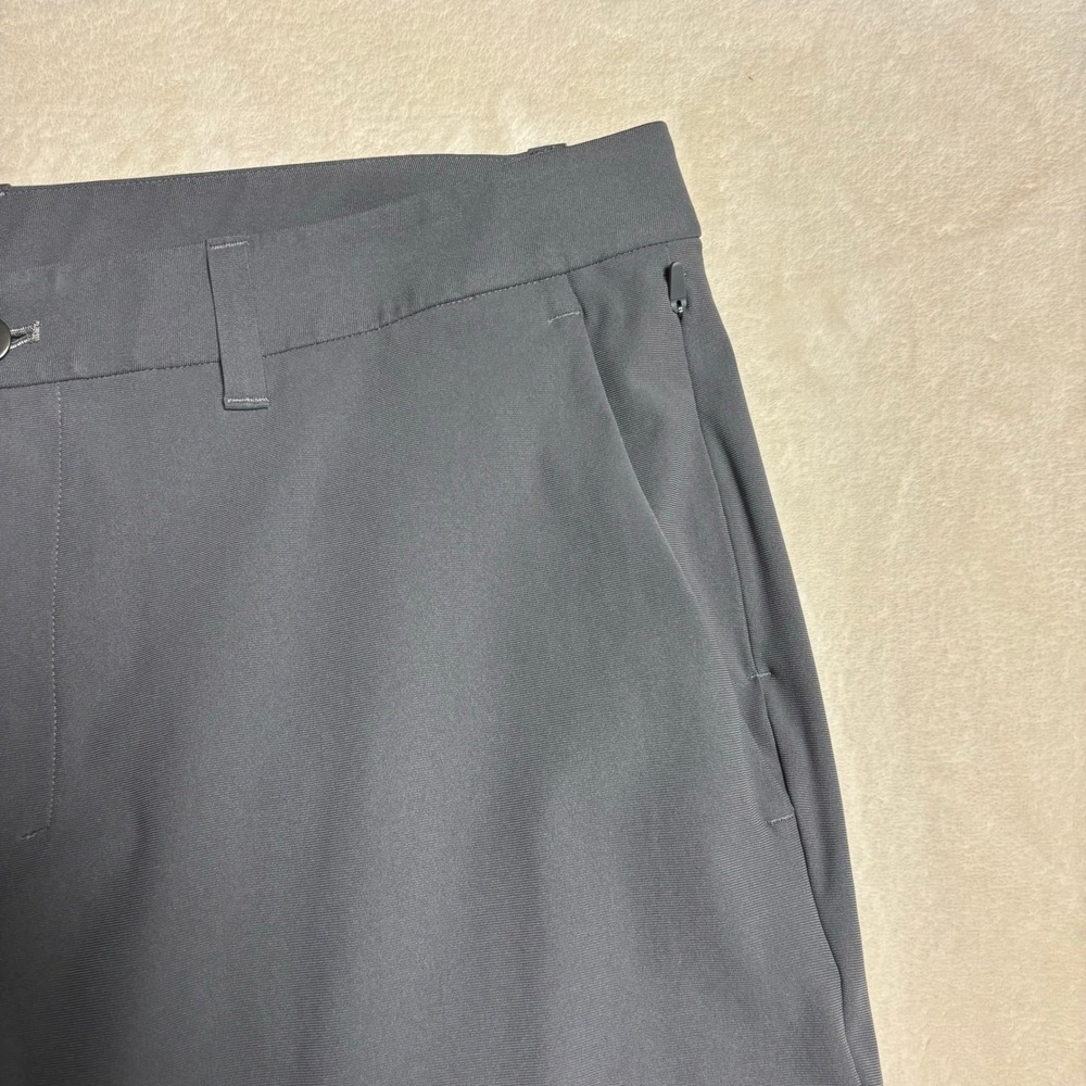 Lululemon Mens ABC Slim-Fit Trousers Warpstreme Size 36 Gray Chino Golf M5AO4S - Picture 4 of 11
